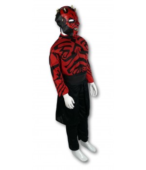 STAR WARS DARTH MAUL DLX UMIĘŚNIONY TORS DZIECIĘCY ALLEKOSTIUM